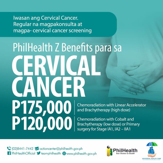 Cervical cancer coverage: A top priority of PhilHealth