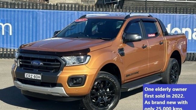 Used 2021 Gold Ford Ranger Wildtrak Utility Dual Cabfor sale in New Lambton, NSW
