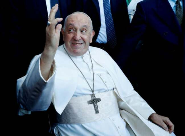 Pope Francis leaves hospital nine days after surgery