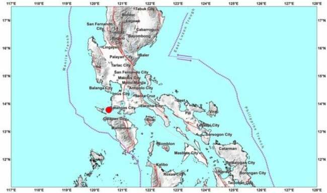 39 aftershocks recorded so far after 6.3-magnitude earthquake in Batangas