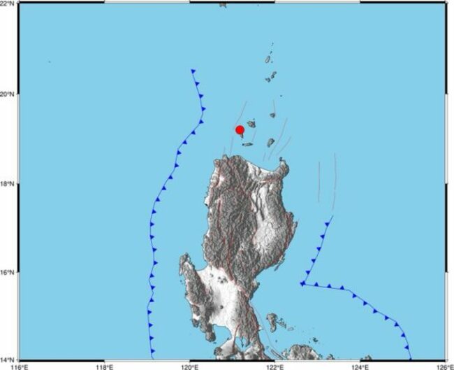 Magnitude 5.6 quake hits Calayan, Cagayan