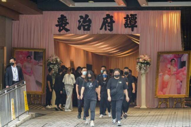 Family and friends mourn murdered model Abby Choi in Hong Kong