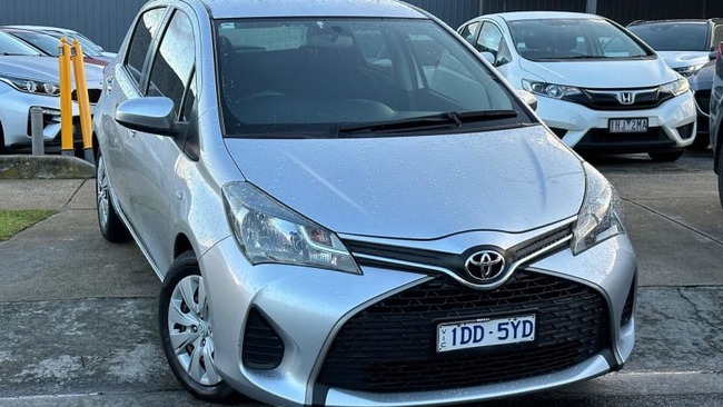 Used 2015 Silver Toyota Yaris Ascent Hatchbackfor sale in Cheltenham, VIC