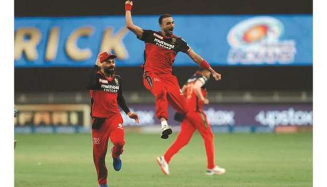 Maxwell, Patel’s hat-trick help RCB thrash Mumbai