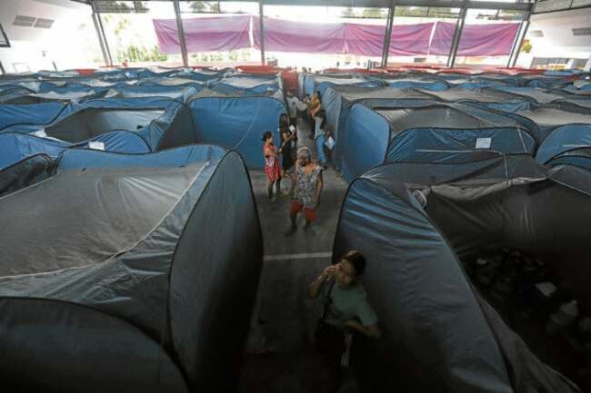 In Albay, Mayon evacuees watched as 2 get COVID