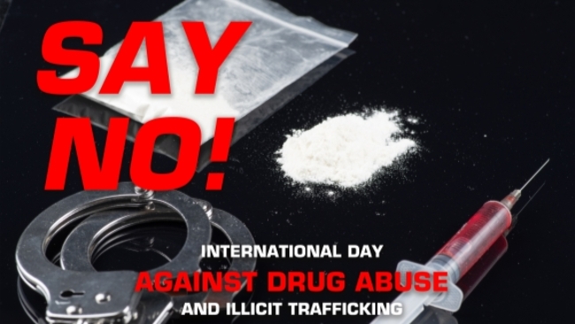 Drugs destroyed as city marks global day against drug abuse
