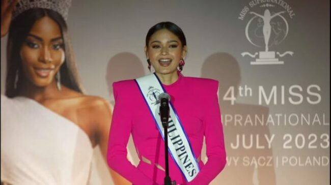 Pauline Amelinckx finally gets to wear the ‘Philippines' sash in Supranational tilt in Poland