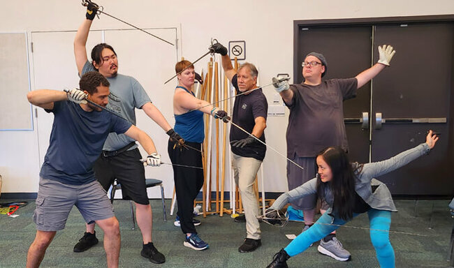 UH News Image of the Week: Stage Combat