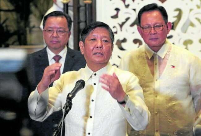 Marcos gives himself ‘incomplete' grade after almost a year in office