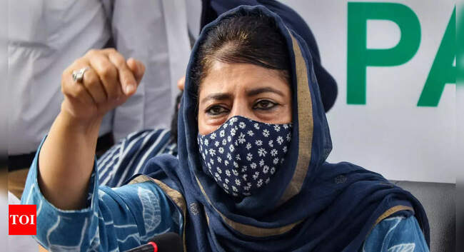 mehbooba: Recent civilian killings lays in tatters Centre's fake narrative of normalcy in Kashmir: Mehbooba
