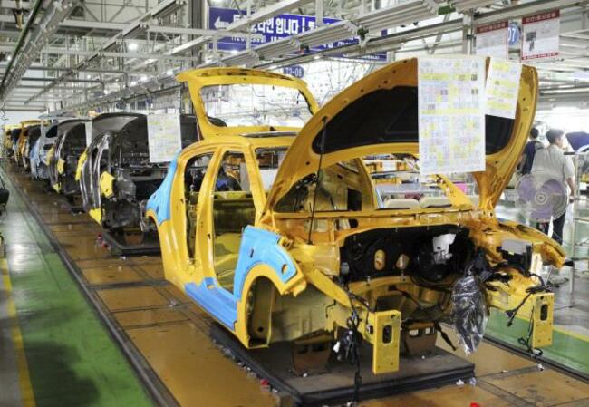 South Korea May factory output unexpectedly jumps, led by cars and chips