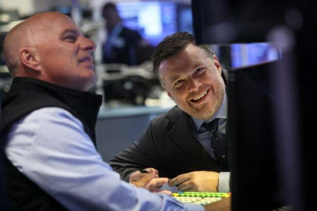 Dow, S&P gain with bank rally countering rate worries