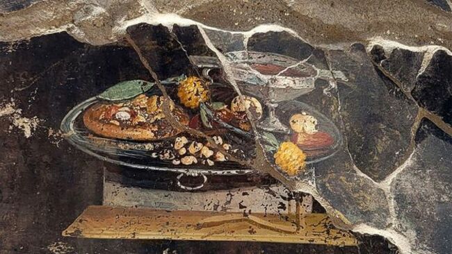 Adoreum: the newly discovered flatbread fresco of Pompeii