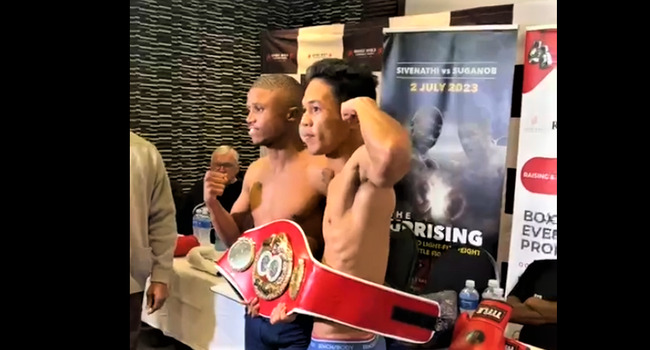 Suganob, Nontshinga ready to rumble in South Africa for IBF world junior flyweight belt