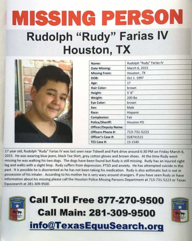 A Texas man who went missing as a teen in 2015 has been found alive, his family and police say