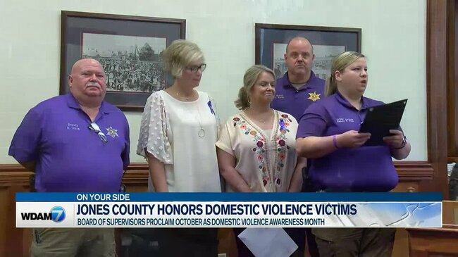 Domestic Violence Awareness month resonates in Jones County