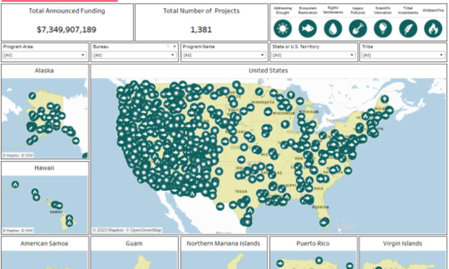 Interior Dept. Unveils Map to Track Historic Resources Funded by President's Infrastructure Law