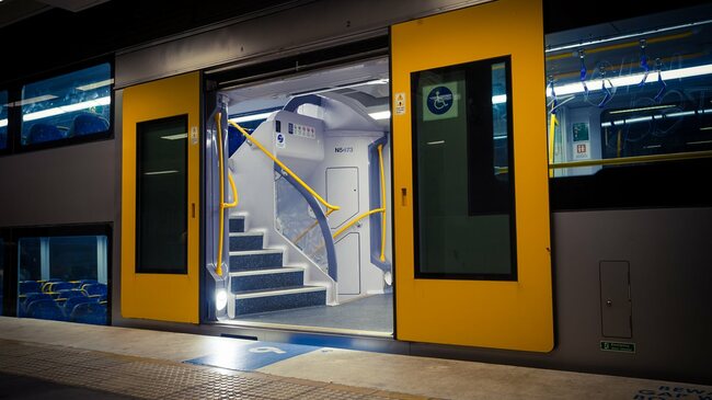 Free train travel for Monday