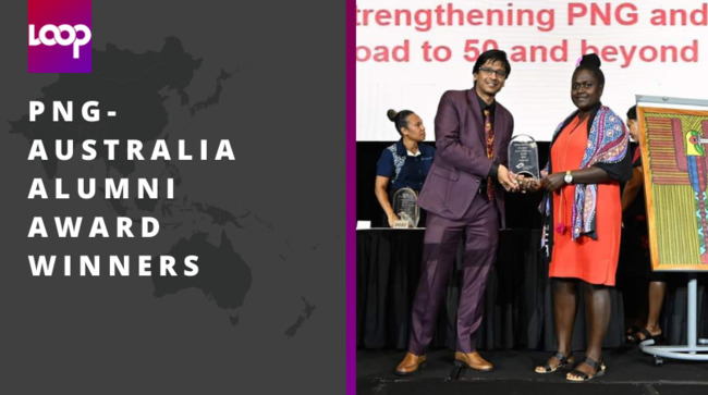 PNG-Australia Alumni Award winners