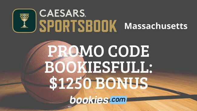 Caesars Sportsbook Massachusetts Promo Code BOOKIESFULL: $1250 for Red Sox-A's