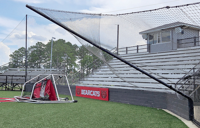 RHS baseball field needs repairs from storm damage