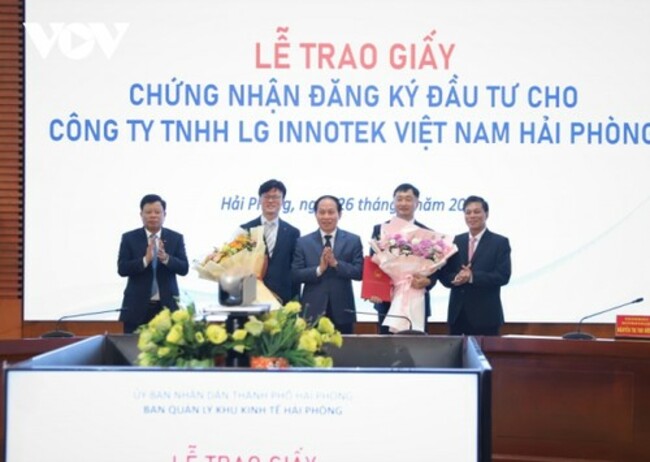 Hai Phong city harvests FDI capital