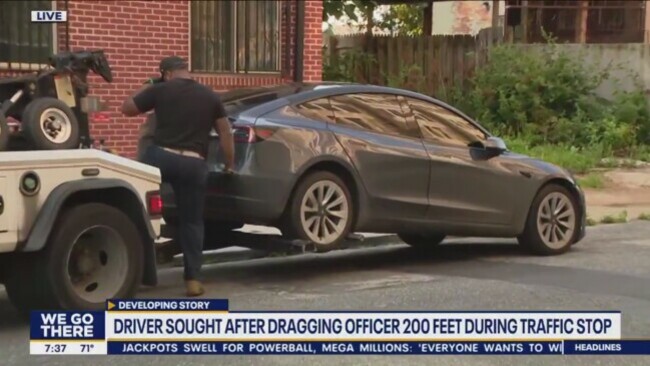 Car found after officer dragged 200 feet during Philly traffic stop: police sources