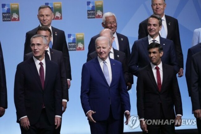 APTOPIX Lithuania NATO Summit Biden