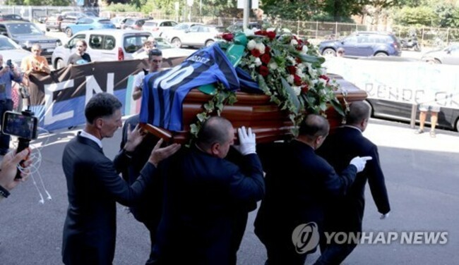 ITALY SOCCER LUIS SUAREZ FUNERAL