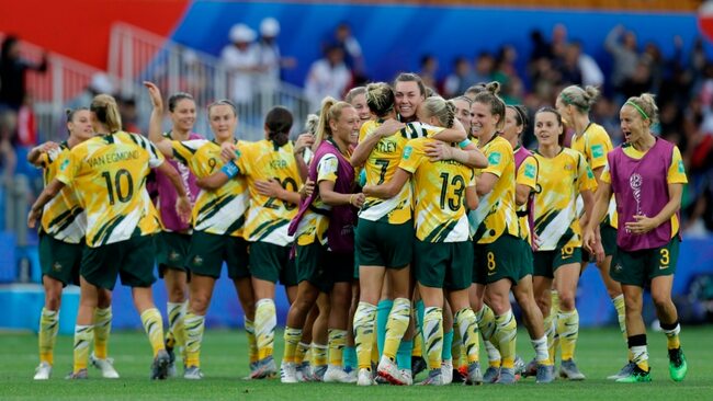 Matildas have been presented with their World Cup jerseys