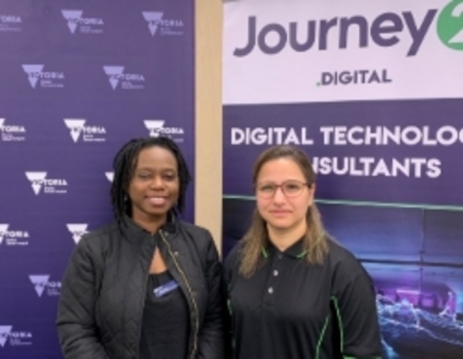 Tech Students Boost Business's Digital Skills, Get Job-Ready