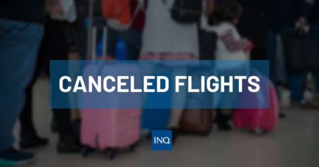 LIST: July 14 canceled flights due to Tropical Depression Dodong