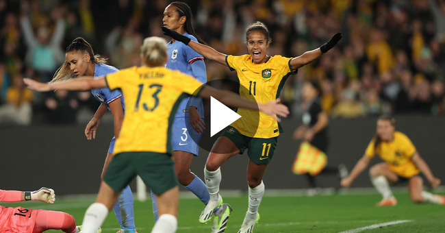 WATCH: CommBank Matildas complete World Cup preparations in style