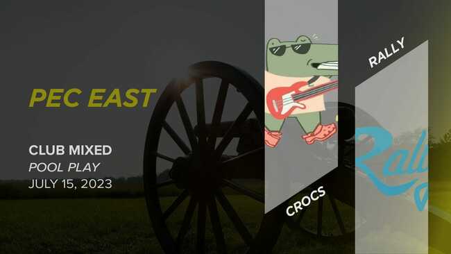 Cleveland Crocs vs. Washington DC Rally (Mixed Pool Play)