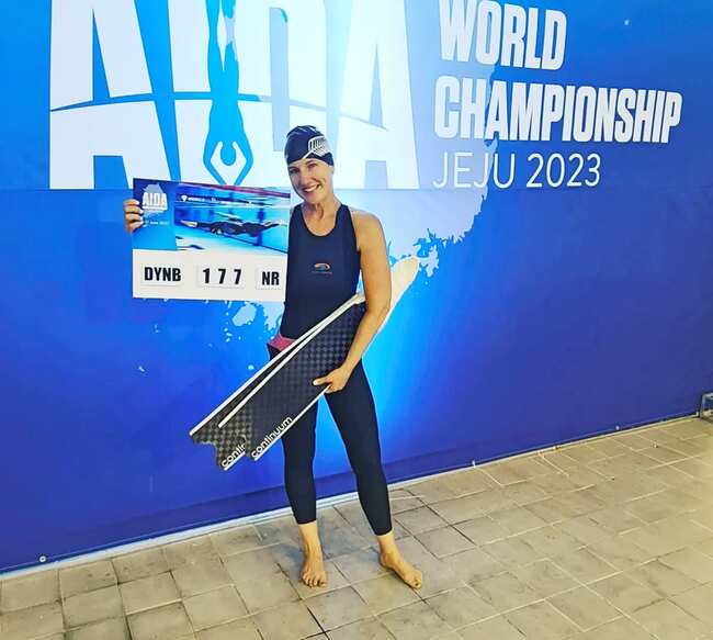 Malseed sets freedive record at world champs