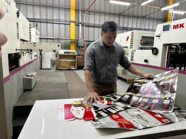 BIR padlocks illegal cigarette manufacturer and printing companies in Subic Bay Freeport