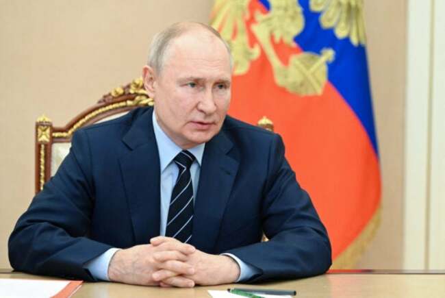 Putin says Russia has ‘sufficient stockpile' of cluster bombs and will use them if necessary