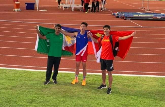 EJ Obiena wins gold at Asian Athletics Championships