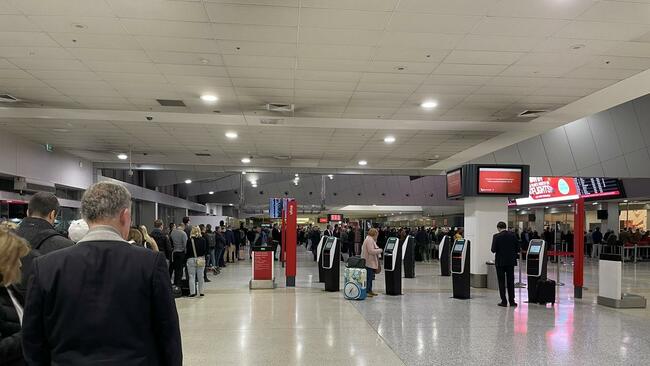 Flights grounded amid airport chaos