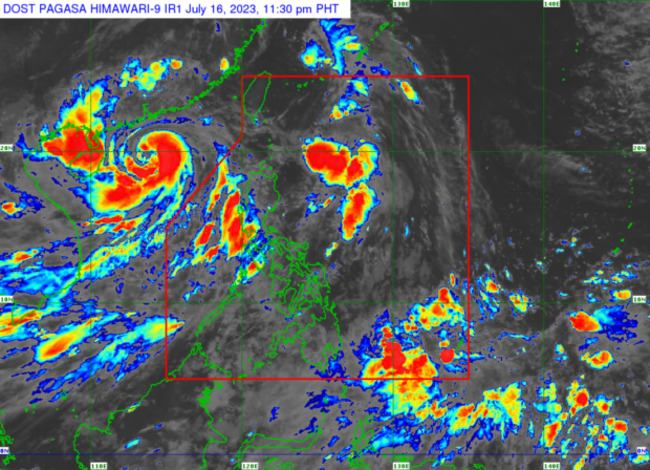 1,419 people flee homes due to Dodong, southwest monsoon