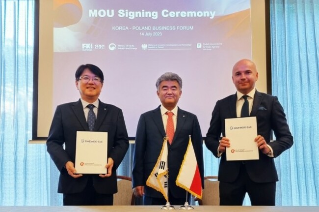 Daewoo E&C, Poland's ERBUD sign memorandum