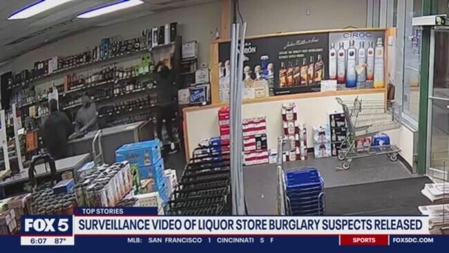 Video shows thieves raiding Montgomery County liquor store
