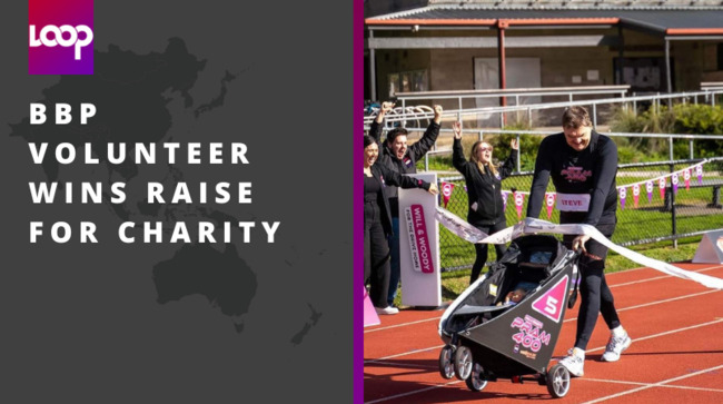 BbP Volunteer wins raise for charity