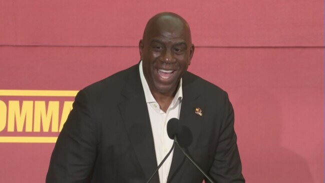 Magic Johnson ‘ready for challenge' with Commanders