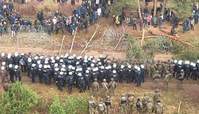 EU accuses Belarus of ‘gangster’ methods as migrants shiver at the Polish border