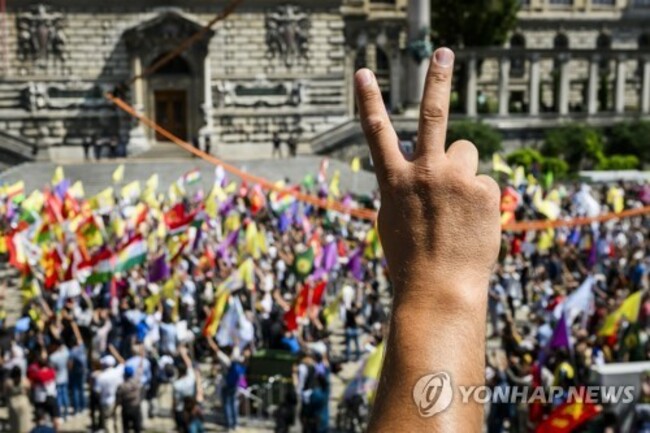 epaselect SWITZERLAND KURDS PROTEST