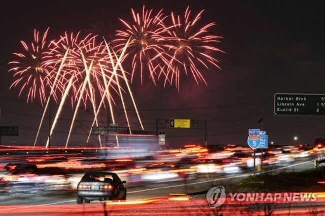 APTOPIX Disneyland Fireworks