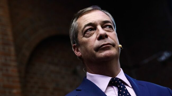 UK bank suspends Nigel Farage's account over his political views