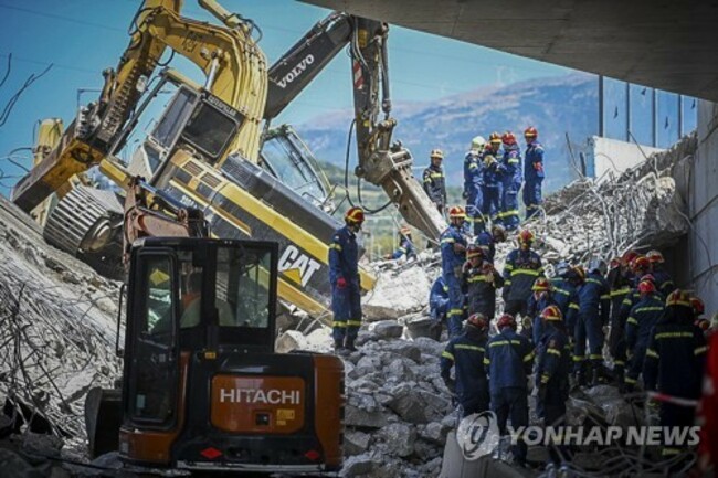 Greece Collapsed Bridge