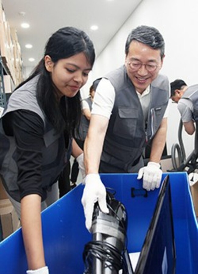 LG Electronics goes all-out to recycle resources from used home appliances